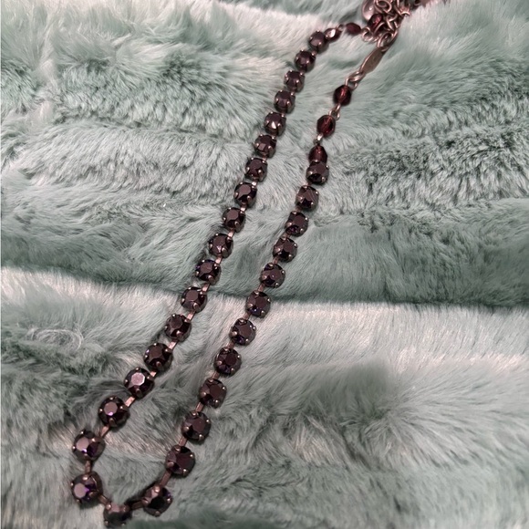 SABIKA London size w14 vintage choker dark purple - Picture 1 of 4